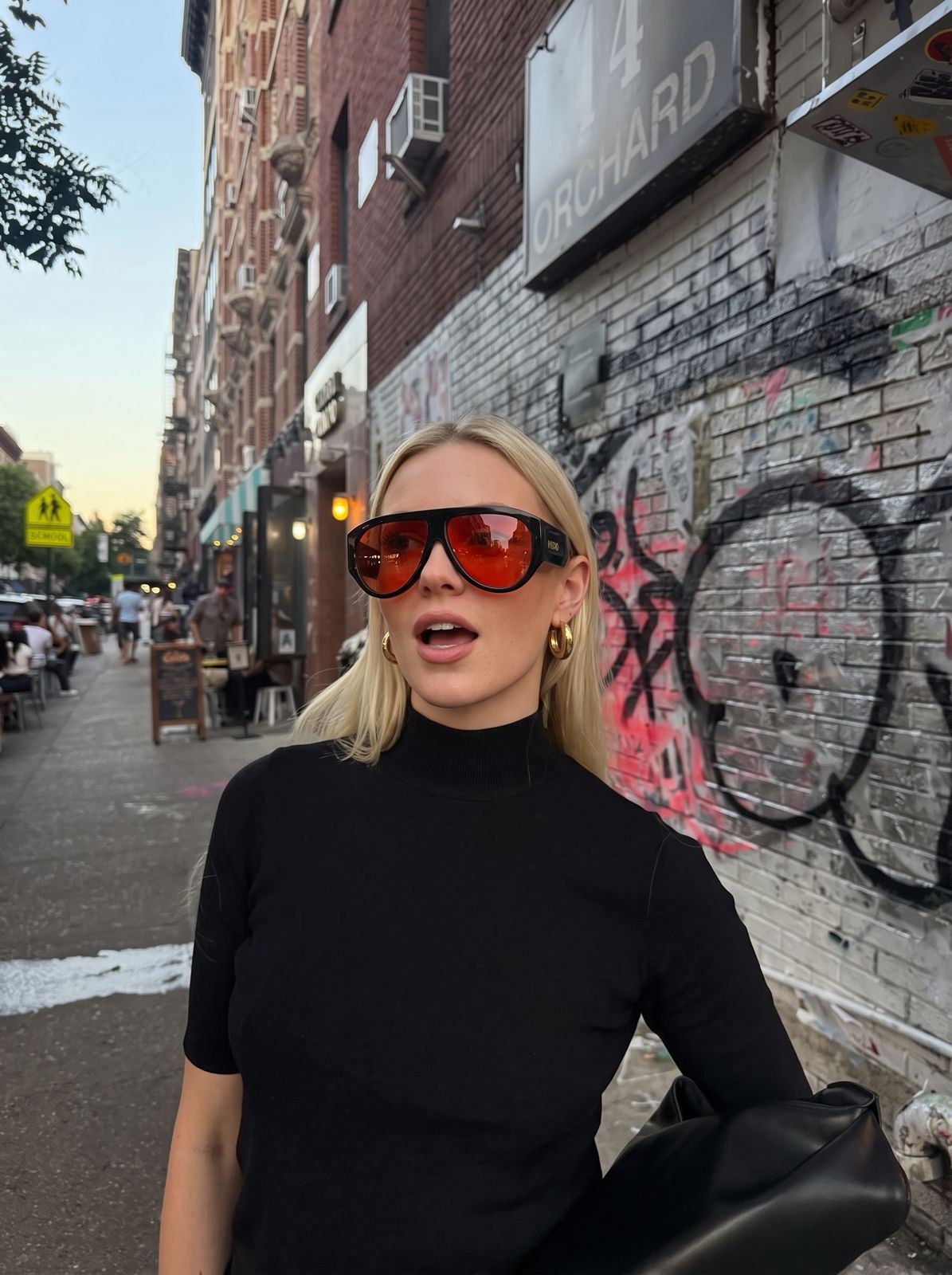 Content creator wearing HYRO® Glacier Rust